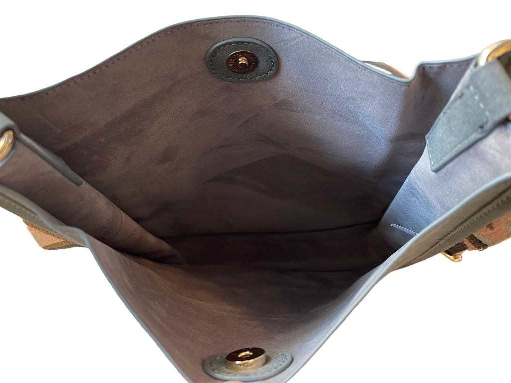 Vegan Suede Crossbody Bag – Pick Your Strap | Gray